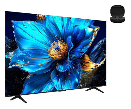 Telewizor 65" TCL 65P7K 65" 4K QLED Google TV  + Vibe Flex 2 Czarne